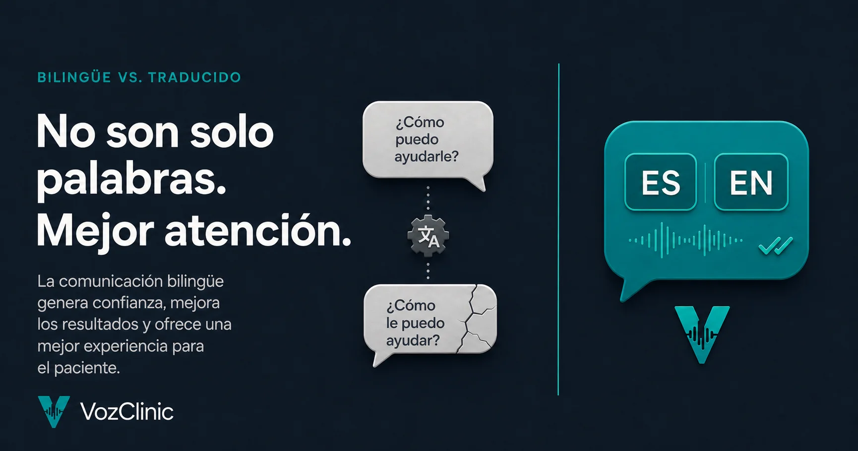 6 cosas que hace una recepcionista bilingüe que un chatbot traducido no puede hacer